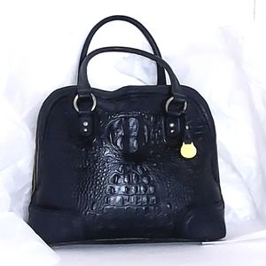 Brahmin Duxbury Black Croc Embossed 👜